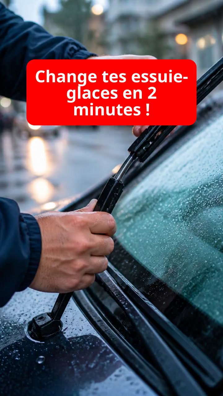 Change tes essuie-glaces en 2 minutes !