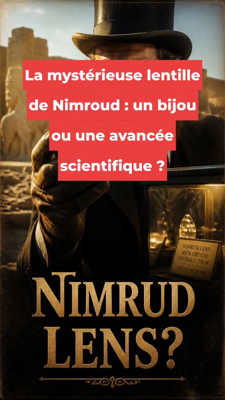 La mystérieuse lentille de Nimroud : un bijou ou une avancée scientifique ?