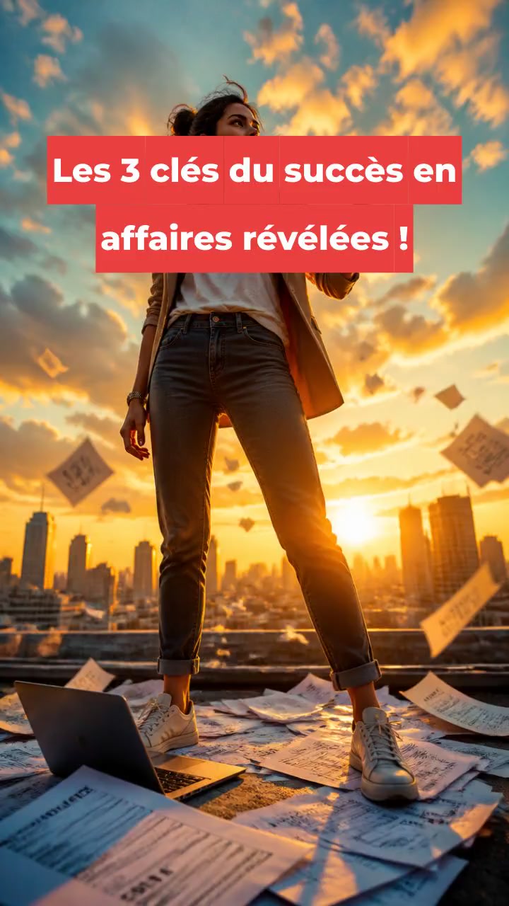 Les 3 clés du succès en affaires révélées !
