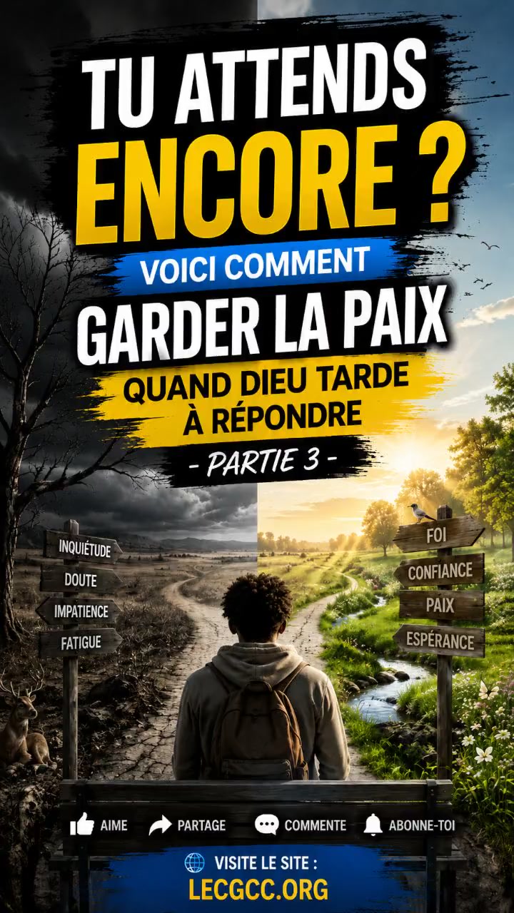 Restez en Paix pendant l'Attente de vos Espérances!