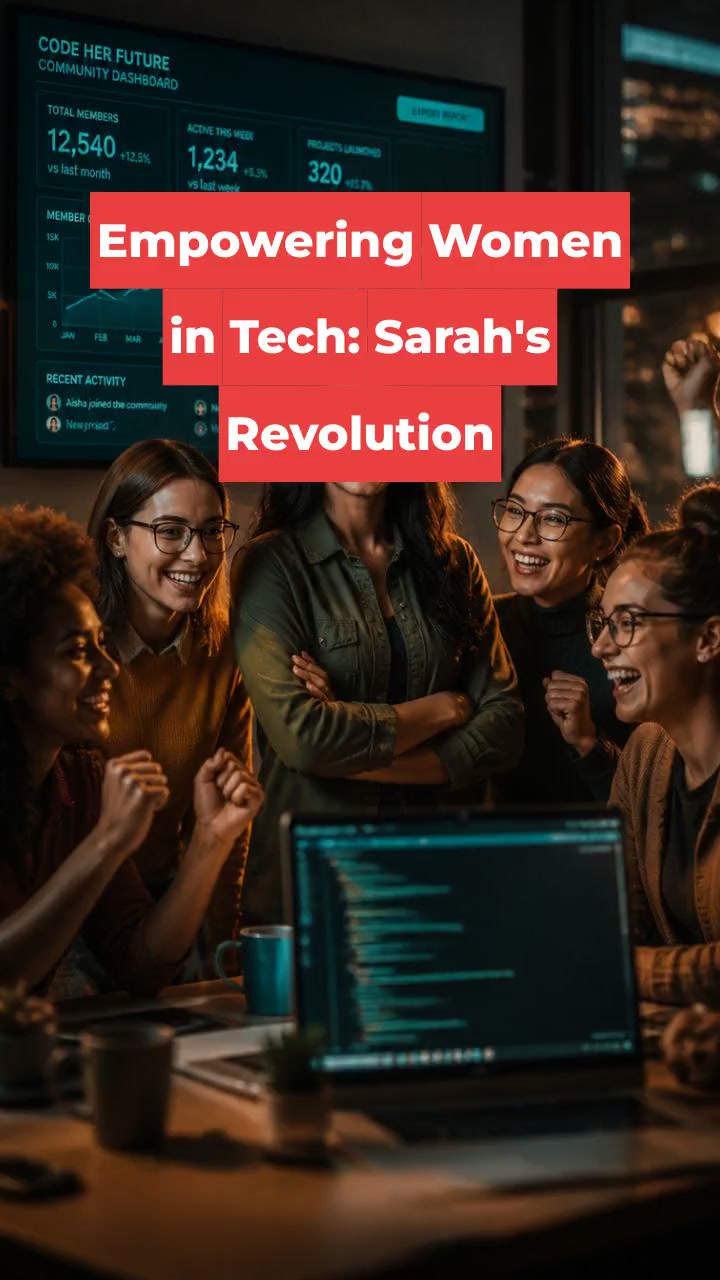 Empowering Women in Tech: Sarah's Revolution