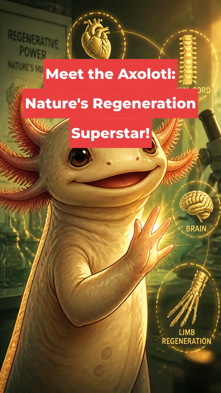 Meet the Axolotl: Nature's Regeneration Superstar!