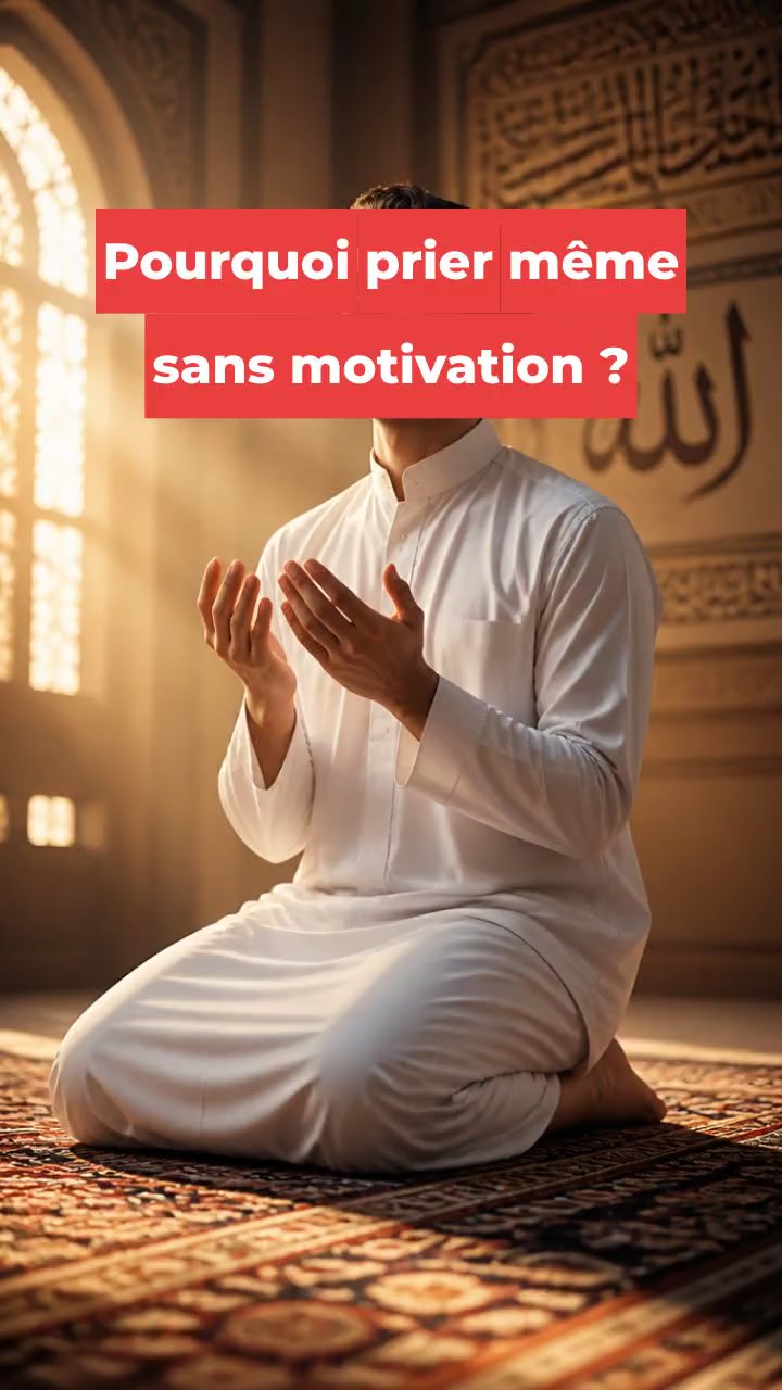 Pourquoi le musulman doit-il prier même lorsqu’il n’en a pas envie ?