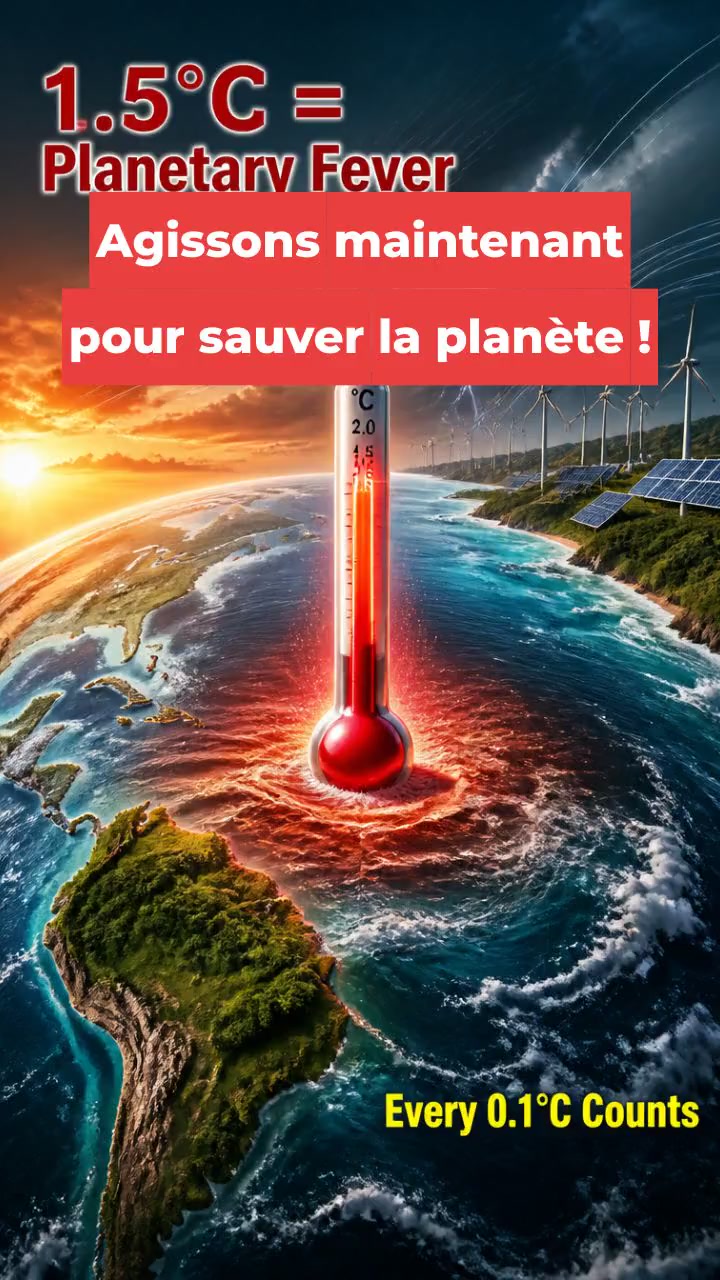 Agissons maintenant pour sauver la planète !