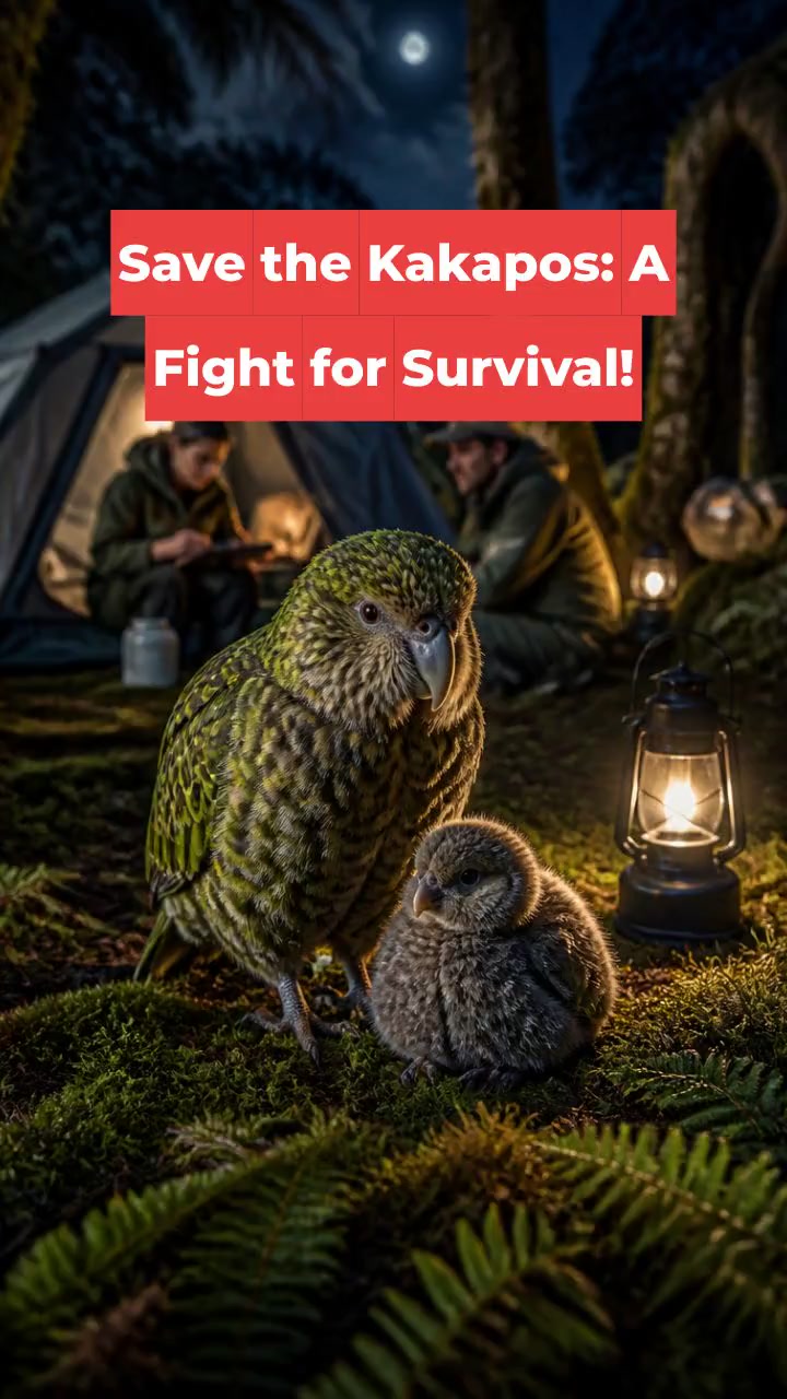 Save the Kakapos: A Fight for Survival!