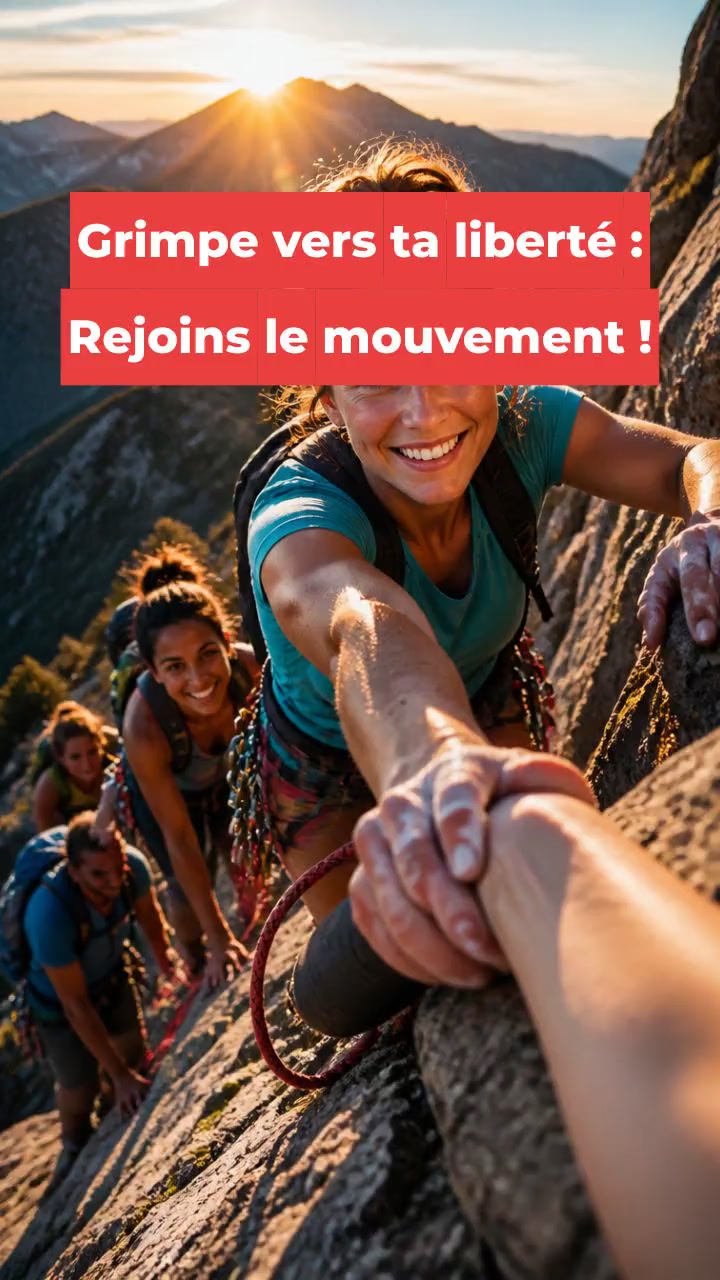 Grimpe vers ta liberté : Rejoins le mouvement !