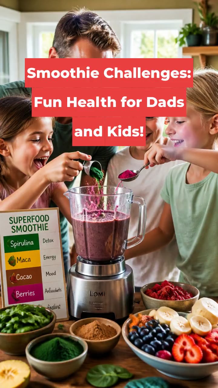 Smoothie Challenges: Fun Health for Dads and Kids!