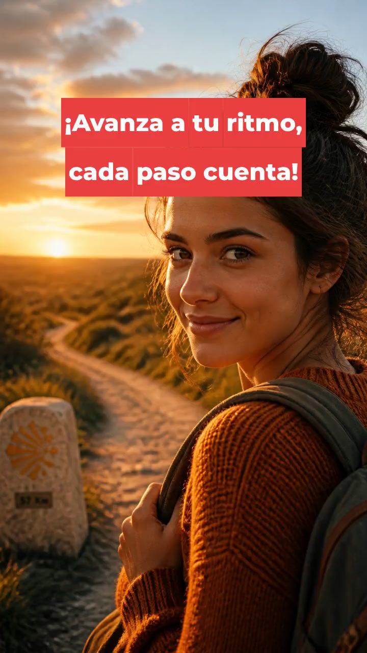 ¡Avanza a tu ritmo, cada paso cuenta!