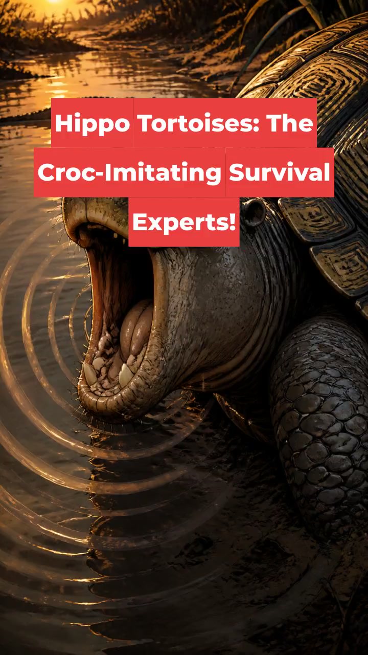 Hippo Tortoises: The Croc-Imitating Survival Experts!