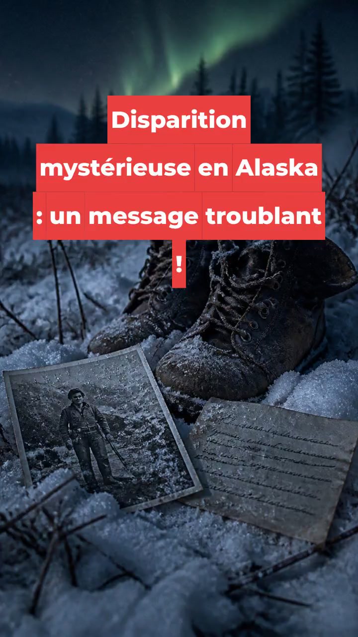 Disparition mystérieuse en Alaska : un message troublant !