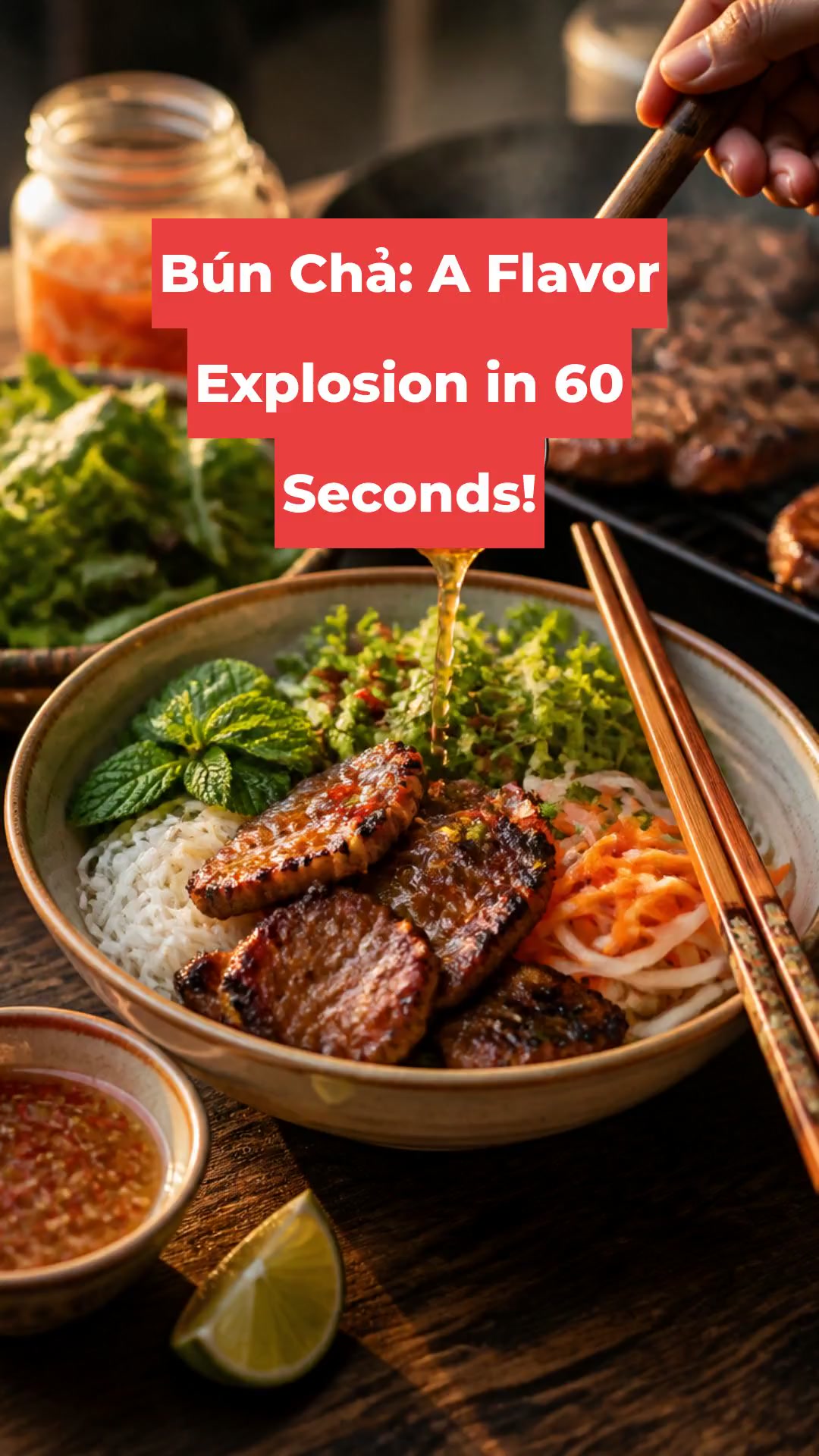 Bún Chả: A Flavor Explosion in 60 Seconds!