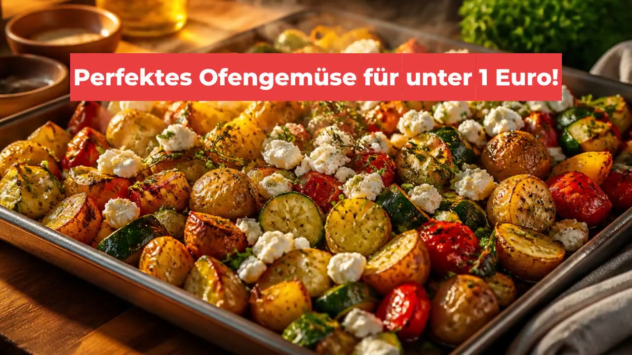 Perfektes Ofengemüse für unter 1 Euro!