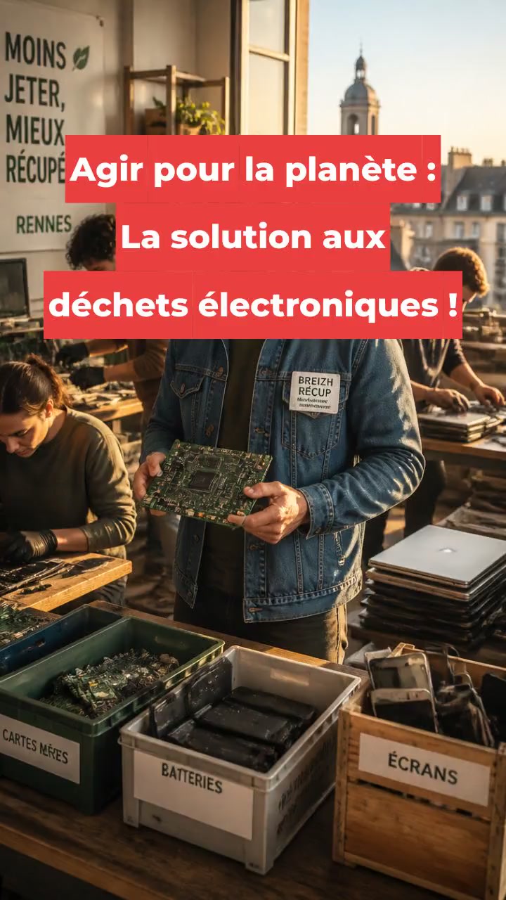 Agir pour la planète : La solution aux déchets électroniques !