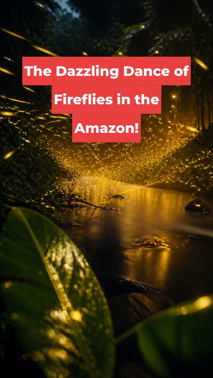 The Dazzling Dance of Fireflies in the Amazon!