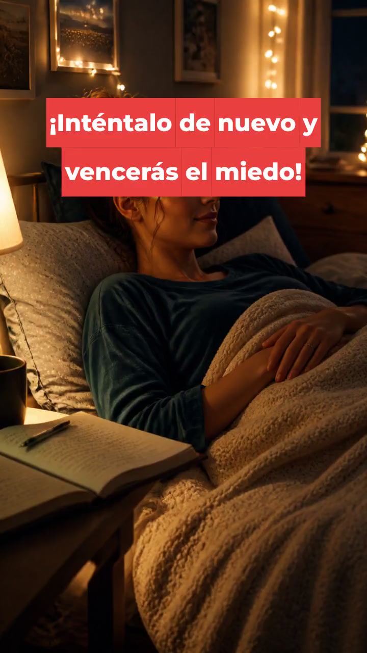¡Inténtalo de nuevo y vencerás el miedo!