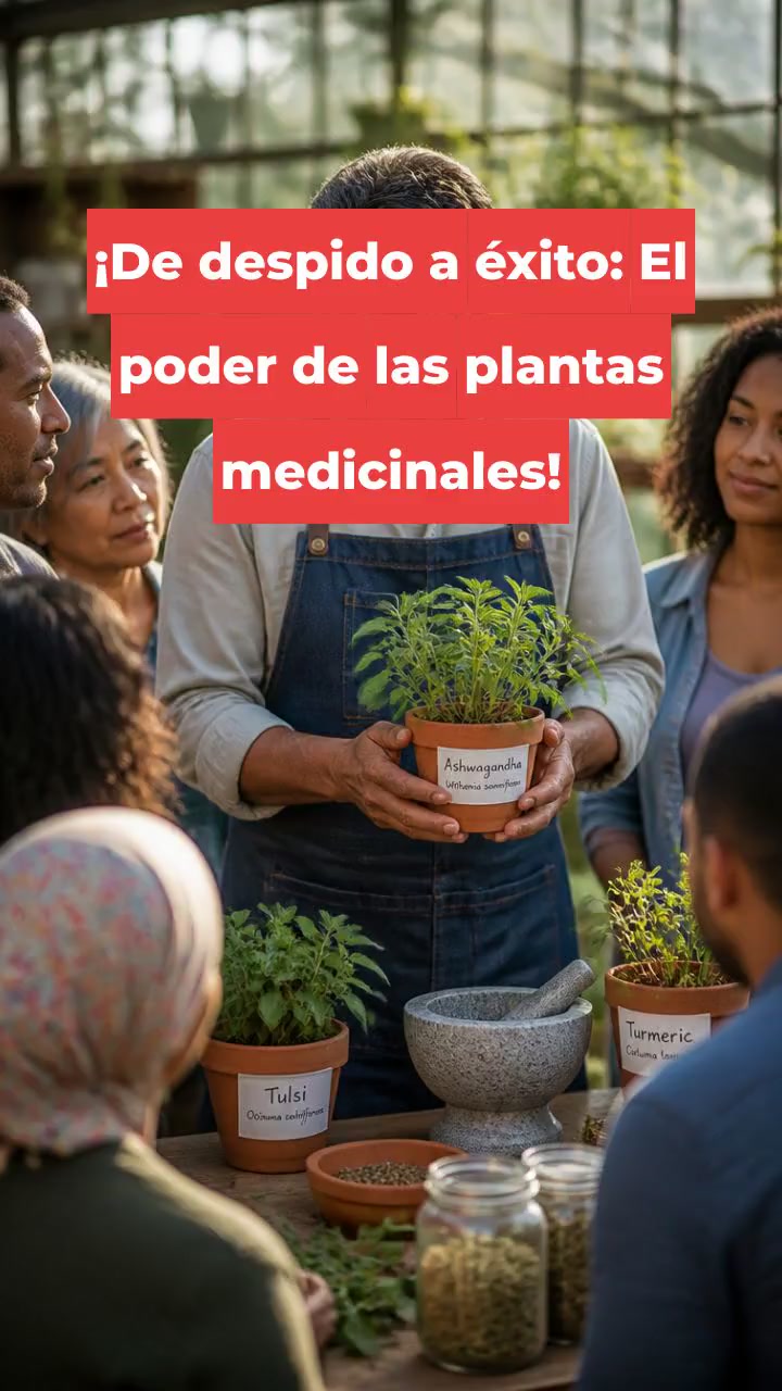 ¡De despido a éxito: El poder de las plantas medicinales!
