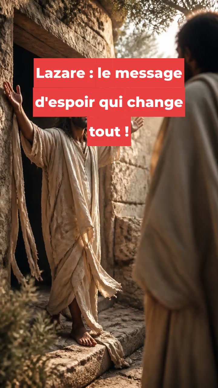 Lazare : le message d'espoir qui change tout !