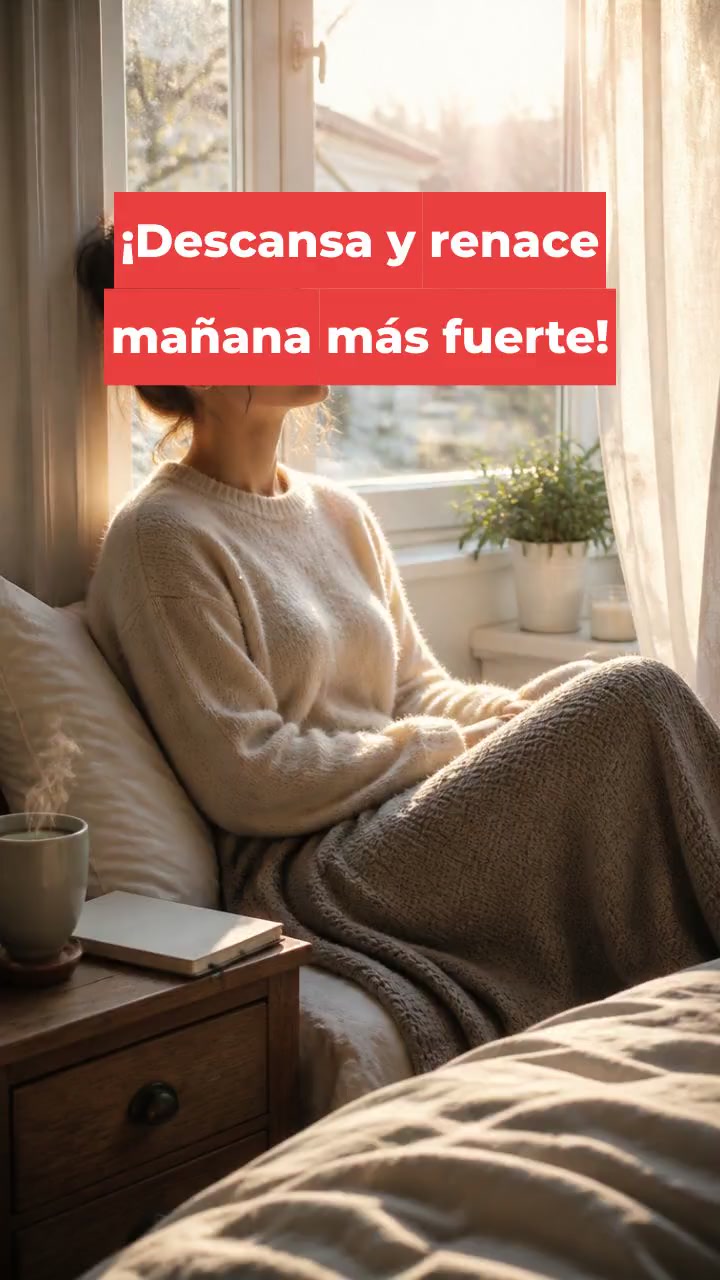 ¡Descansa y renace mañana más fuerte!
