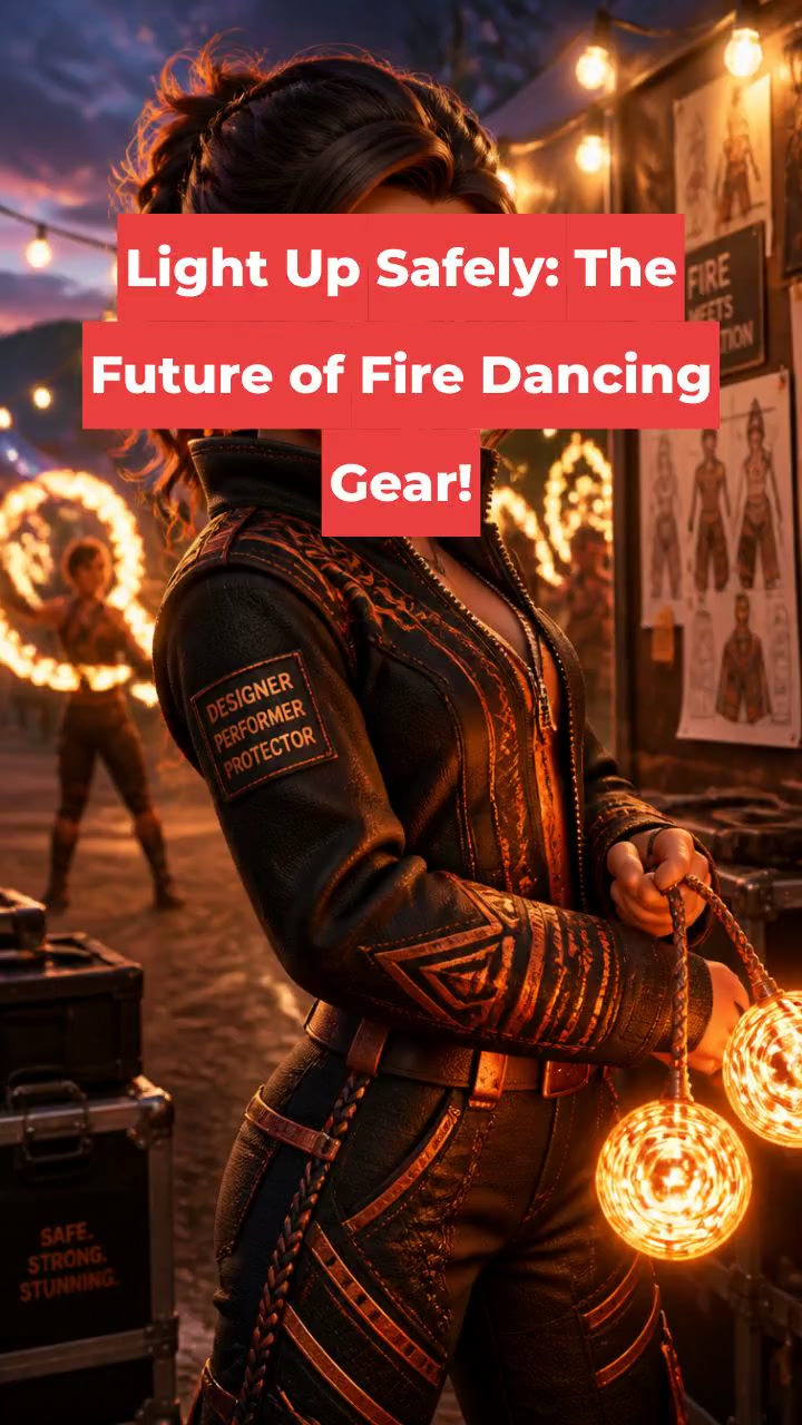 Light Up Safely: The Future of Fire Dancing Gear!
