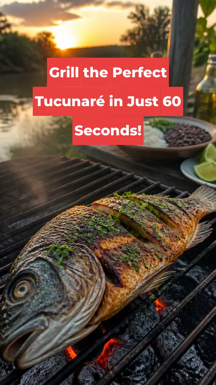 Grill the Perfect Tucunaré in Just 60 Seconds!