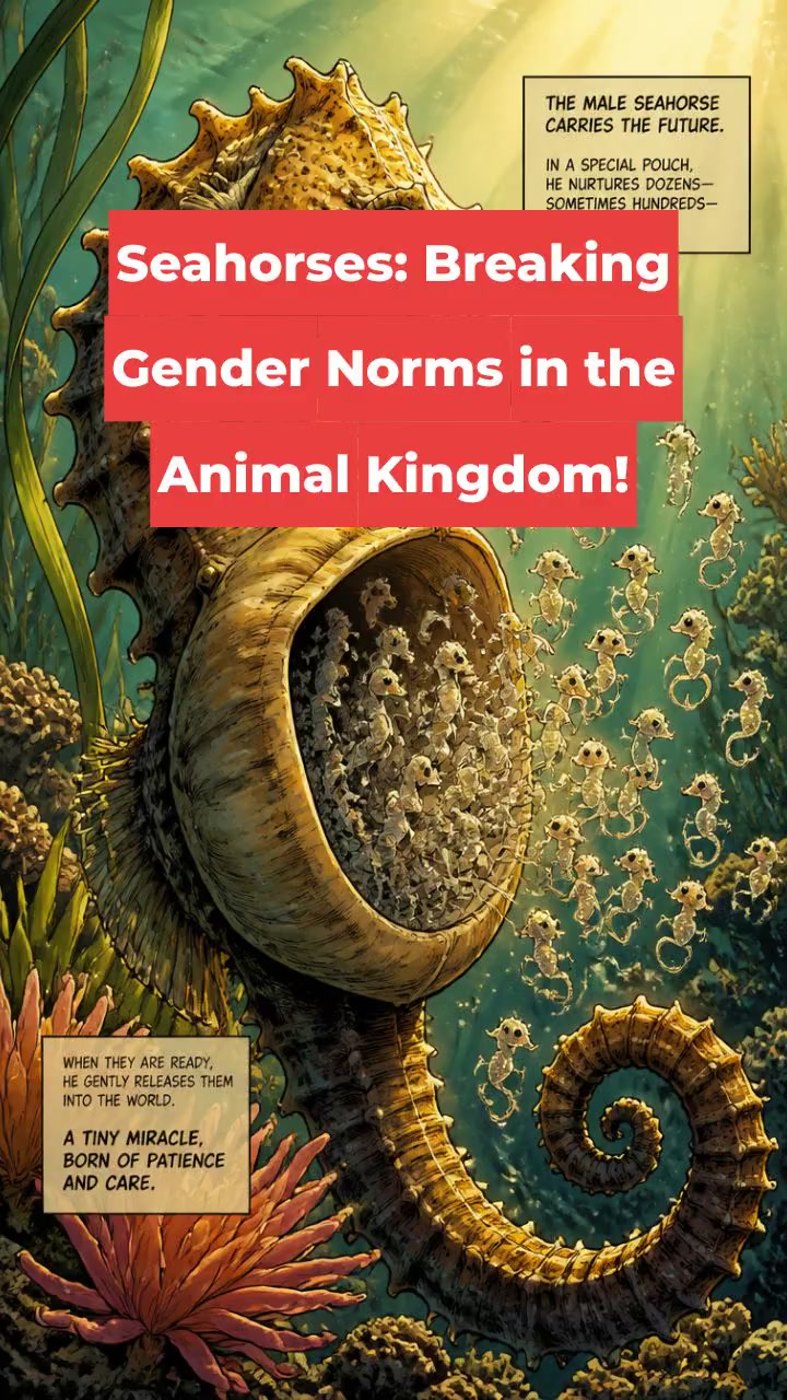 Seahorses: Breaking Gender Norms in the Animal Kingdom!