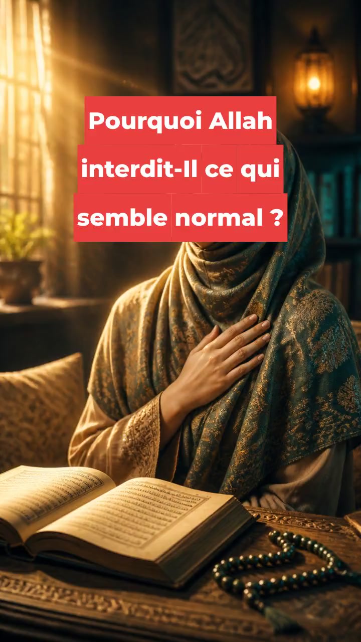Pourquoi Allah interdit-Il ce qui semble normal ?
