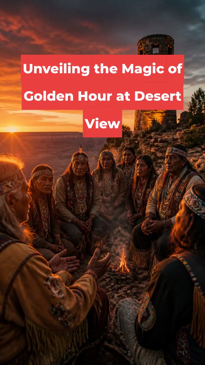 Unveiling the Magic of Golden Hour at Desert View