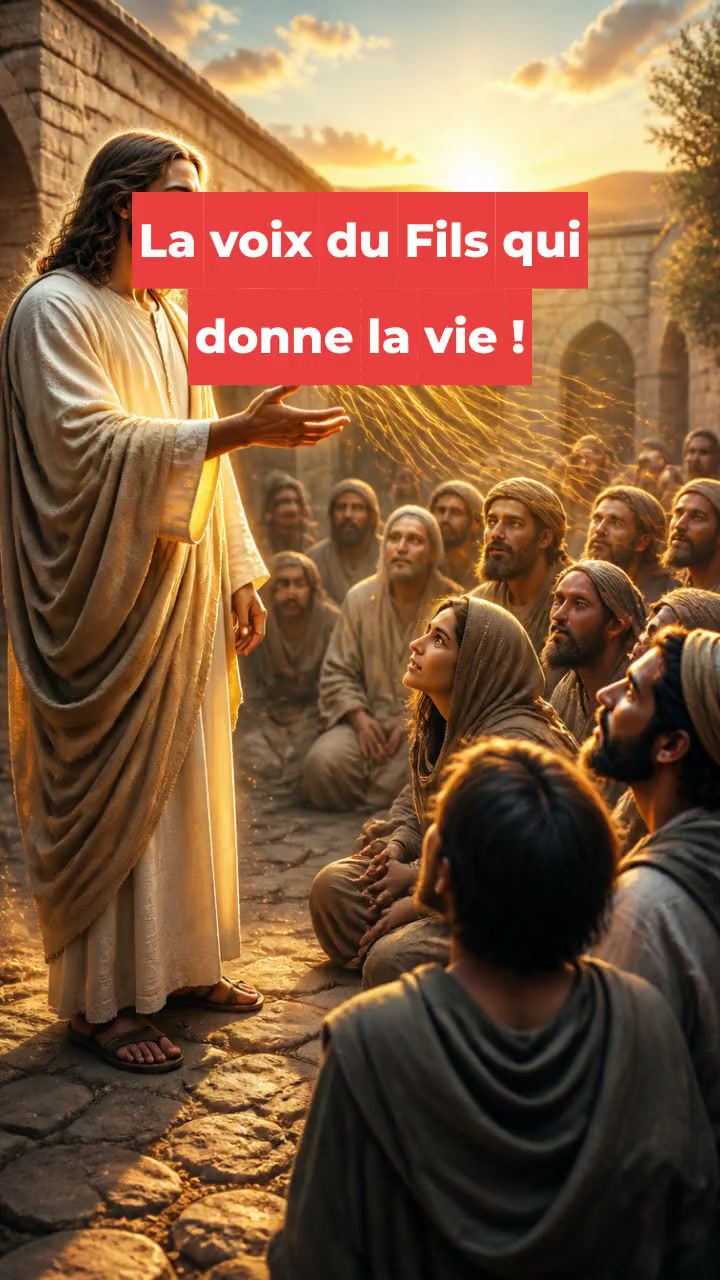 La voix du Fils qui donne la vie !