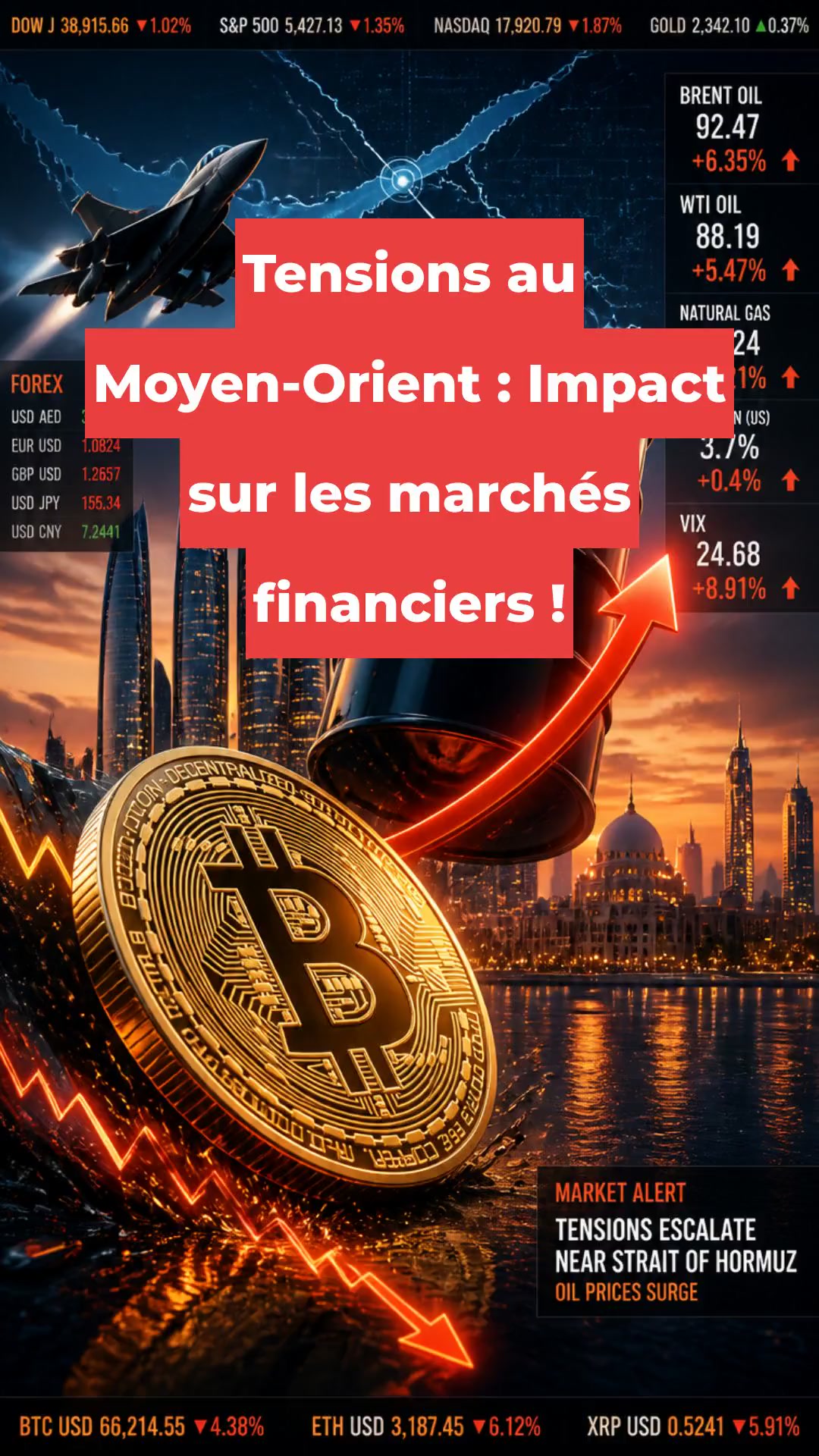 Tensions au Moyen-Orient : Impact sur les marchés financiers !