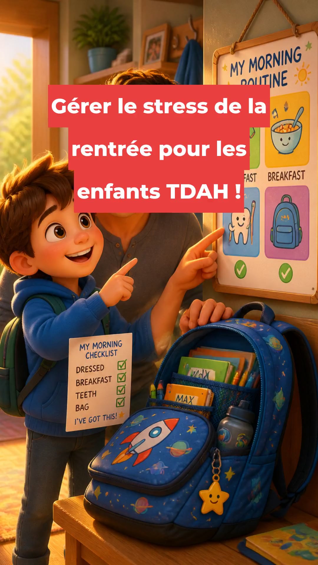 Gérer le stress de la rentrée pour les enfants TDAH !