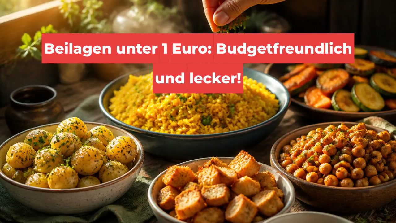 Beilagen unter 1 Euro: Budgetfreundlich und lecker!
