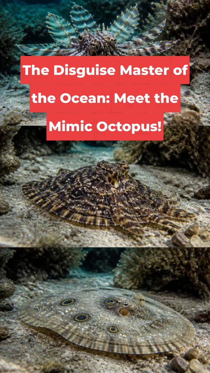 The Disguise Master of the Ocean: Meet the Mimic Octopus!