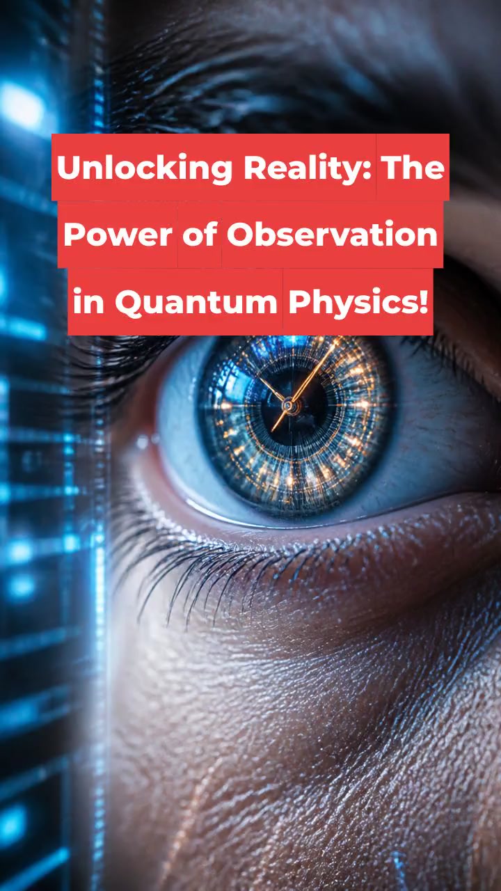 Unlocking Reality: The Power of Observation in Quantum Physics!