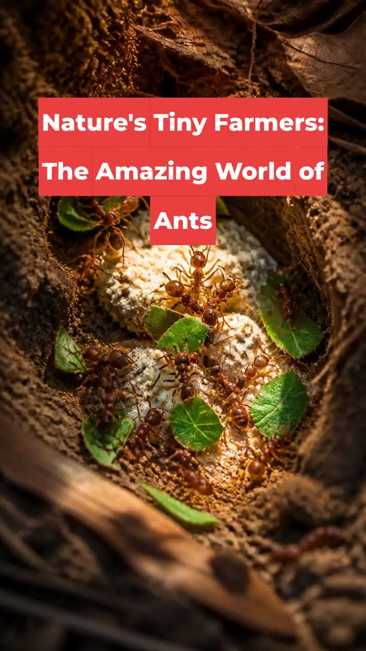 Nature's Tiny Farmers: The Amazing World of Ants