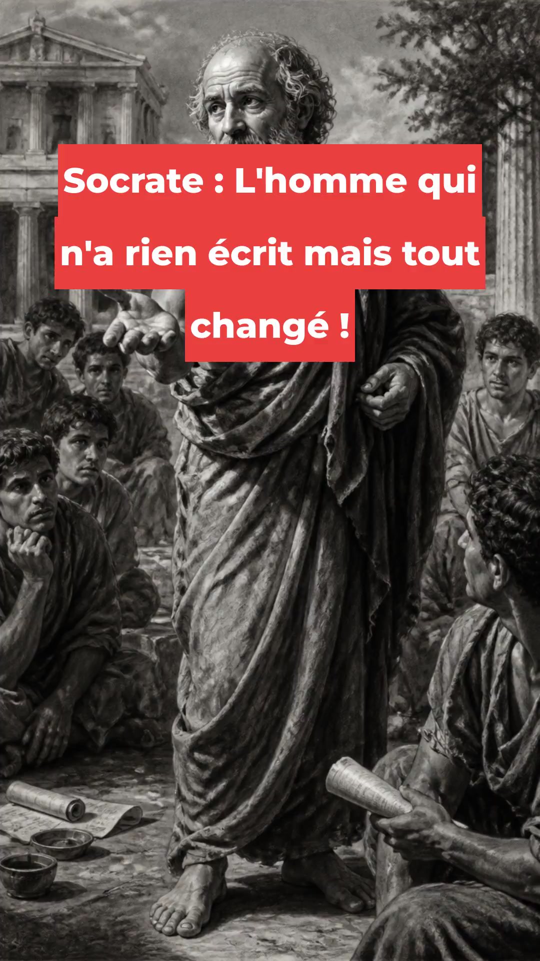 Socrate : L'homme qui n'a rien écrit mais tout changé !