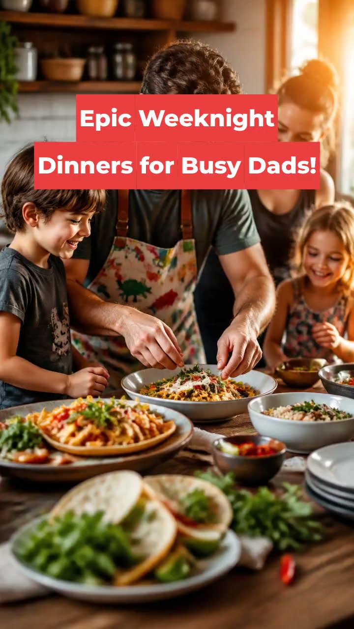 Epic Weeknight Dinners for Busy Dads!