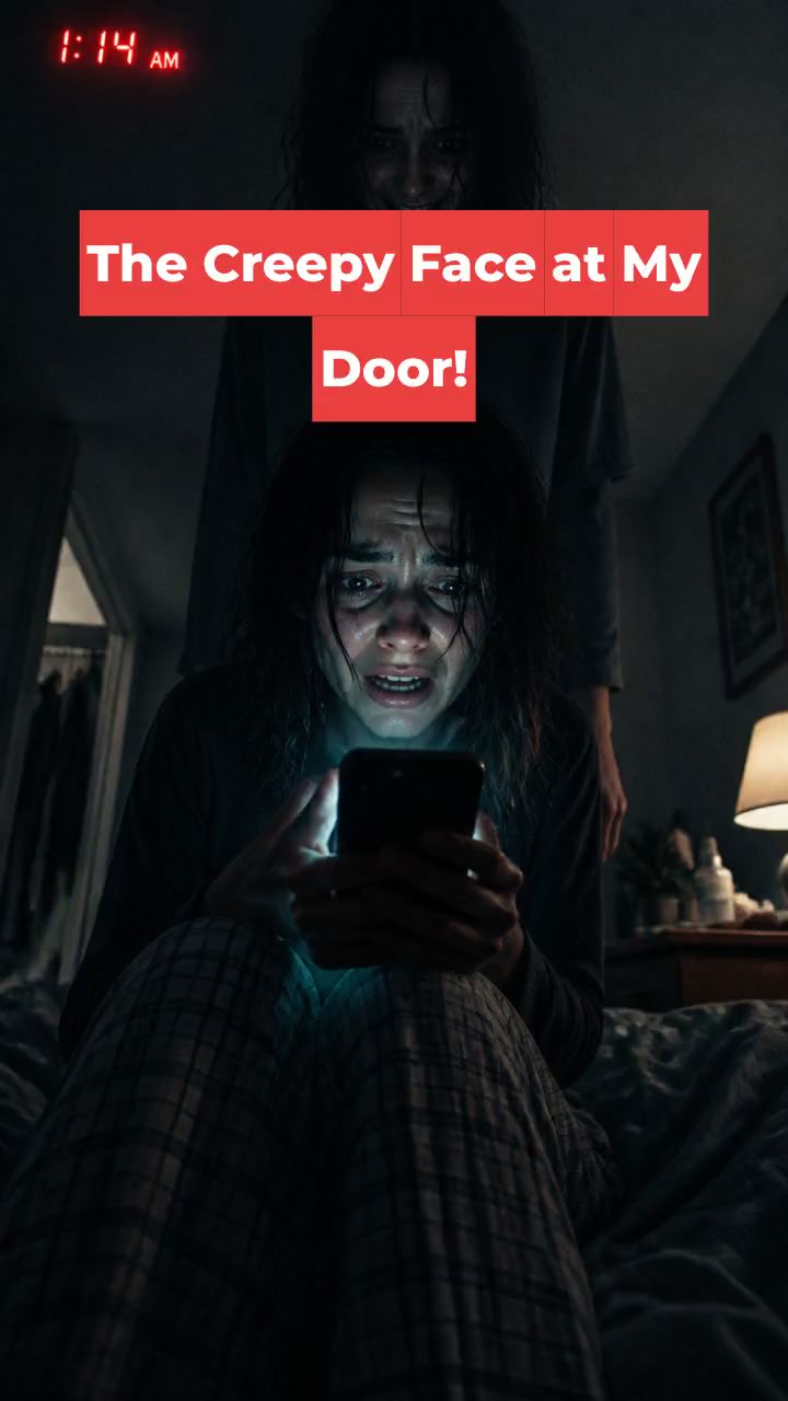 The Creepy Face at My Door!