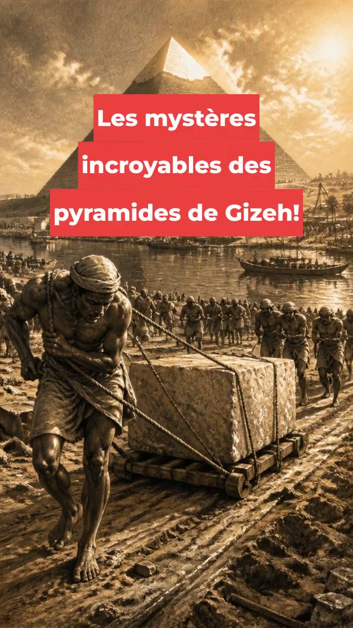 Les mystères incroyables des pyramides de Gizeh!