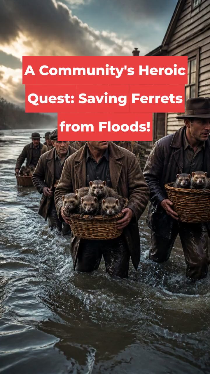 A Community's Heroic Quest: Saving Ferrets from Floods!