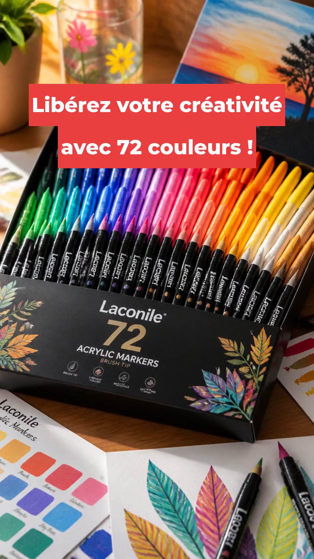 Libérez votre créativité avec 72 couleurs !
