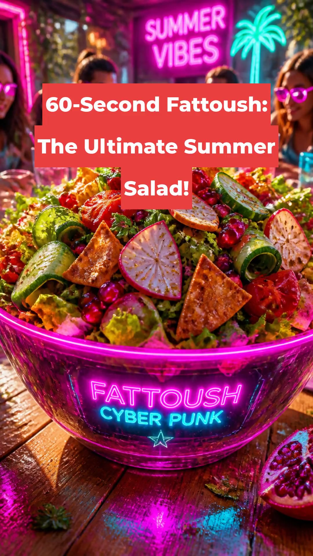 60-Second Fattoush: The Ultimate Summer Salad!