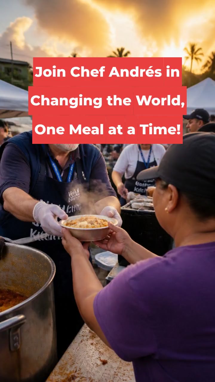Join Chef Andrés in Changing the World, One Meal at a Time!