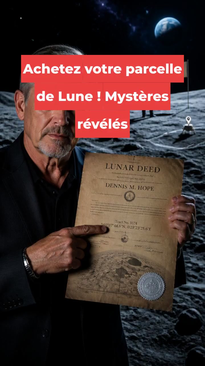 Achetez votre parcelle de Lune ! Mystères révélés