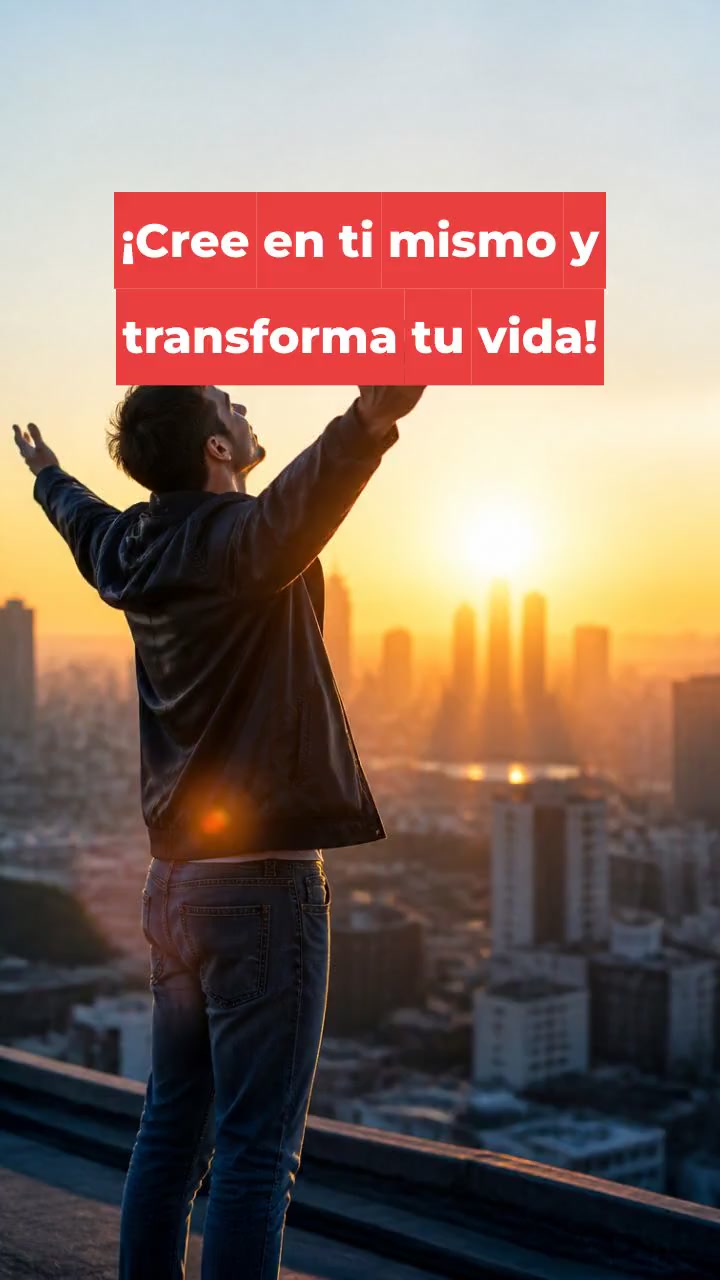 ¡Cree en ti mismo y transforma tu vida!
