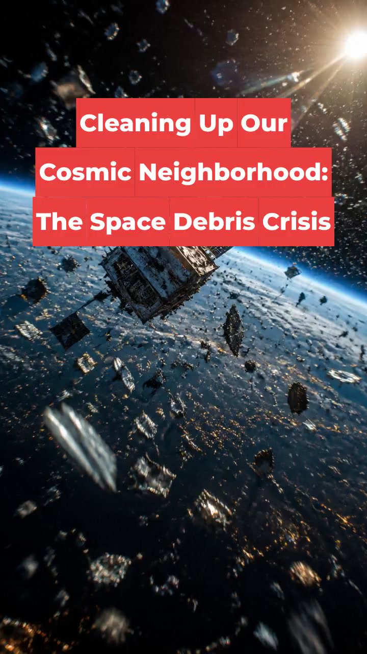 Cleaning Up Our Cosmic Neighborhood: The Space Debris Crisis