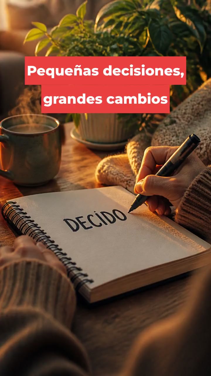 Pequeñas decisiones, grandes cambios