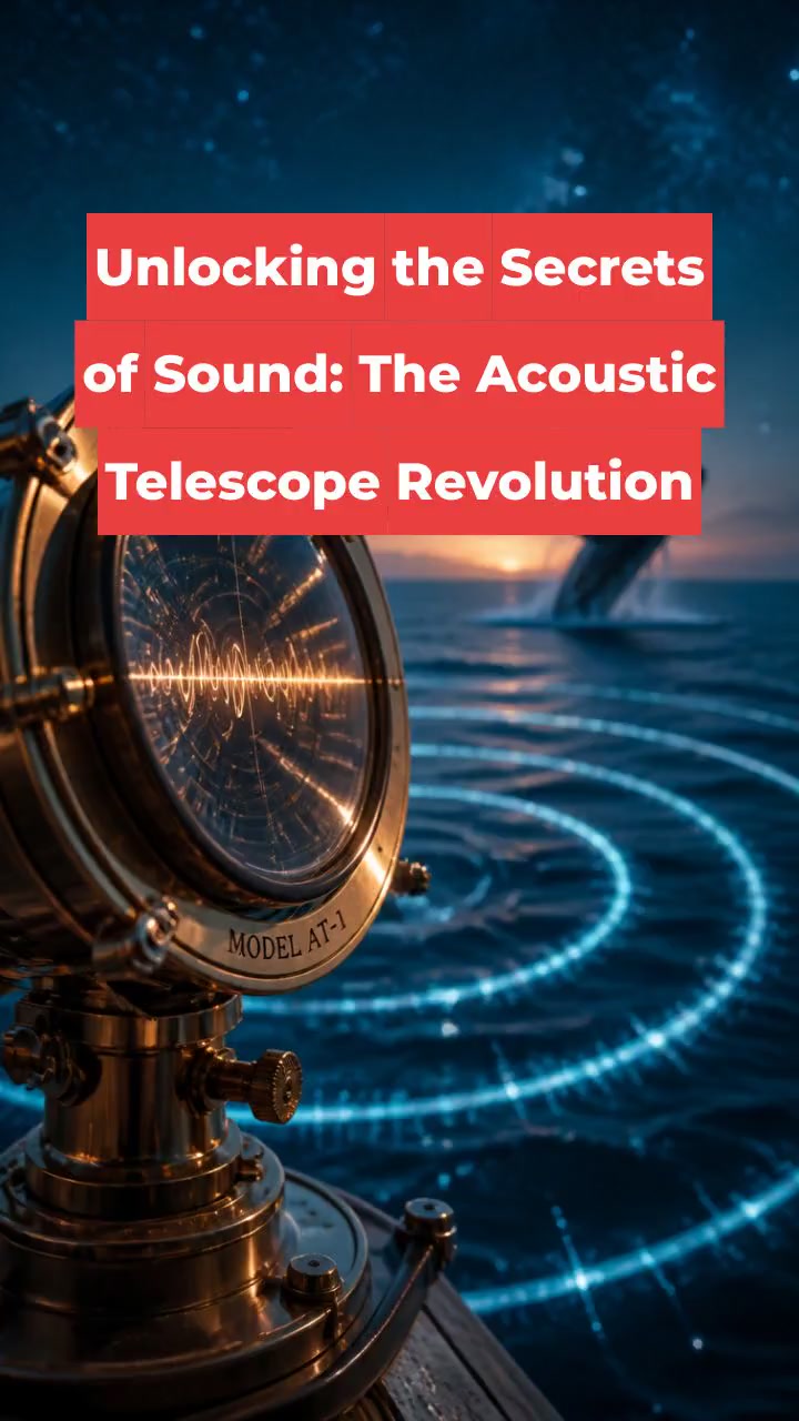 Unlocking the Secrets of Sound: The Acoustic Telescope Revolution