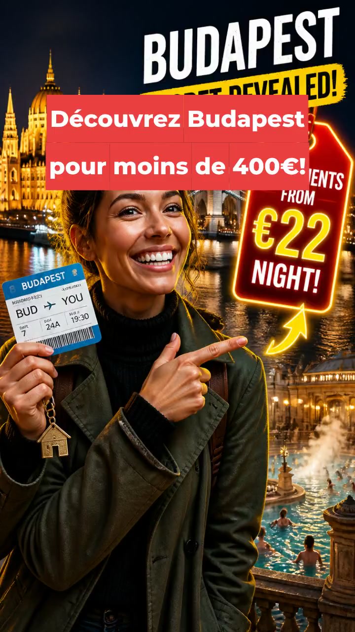 Découvrez Budapest pour moins de 400€!