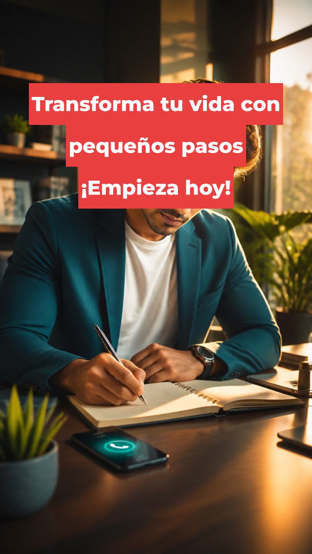 Transforma tu vida con pequeños pasos ¡Empieza hoy!