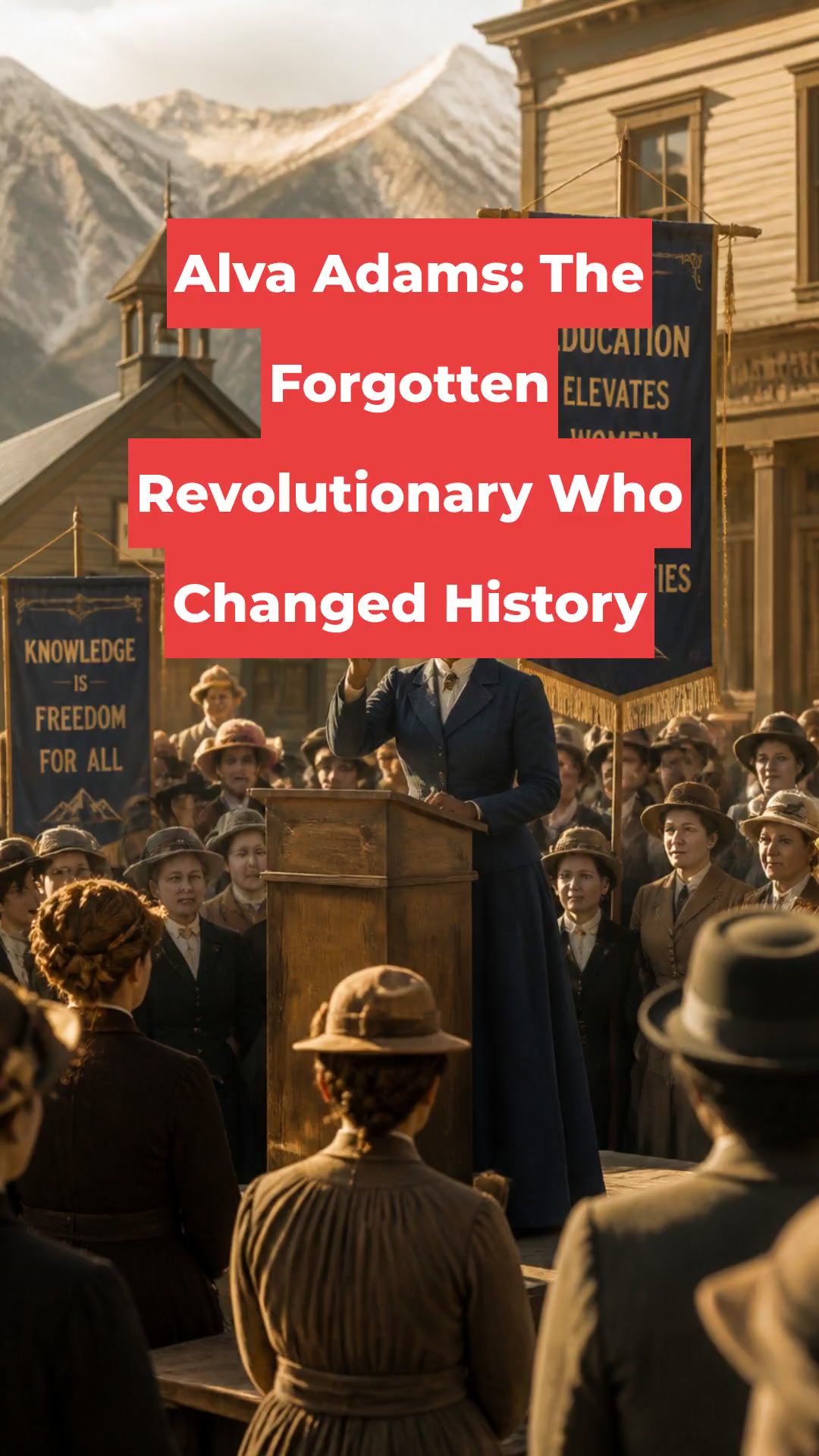 Alva Adams: The Forgotten Revolutionary Who Changed History